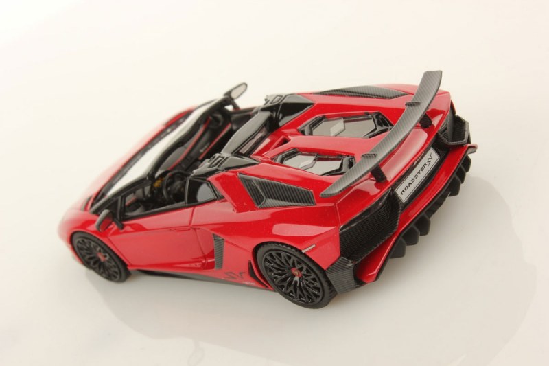 New Skin Lambo Aventador Lp 750 4 Sv Roadster Red Diecastsociety Com