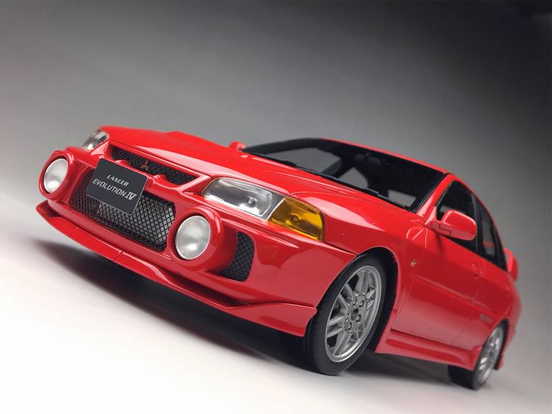 One Model Ltd. Mitsubishi Lancer EVO IV • DiecastSociety.com