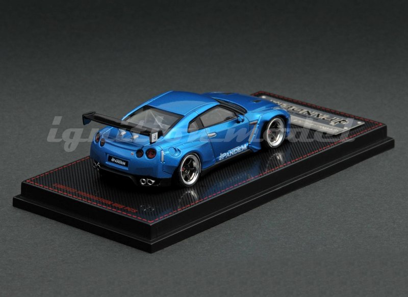 ミニカー ignitionmodel NissanGT-R 35 pandem 1:64 Nissan R35 GT-R -- PANDEM Green / Black -- Ignition Model