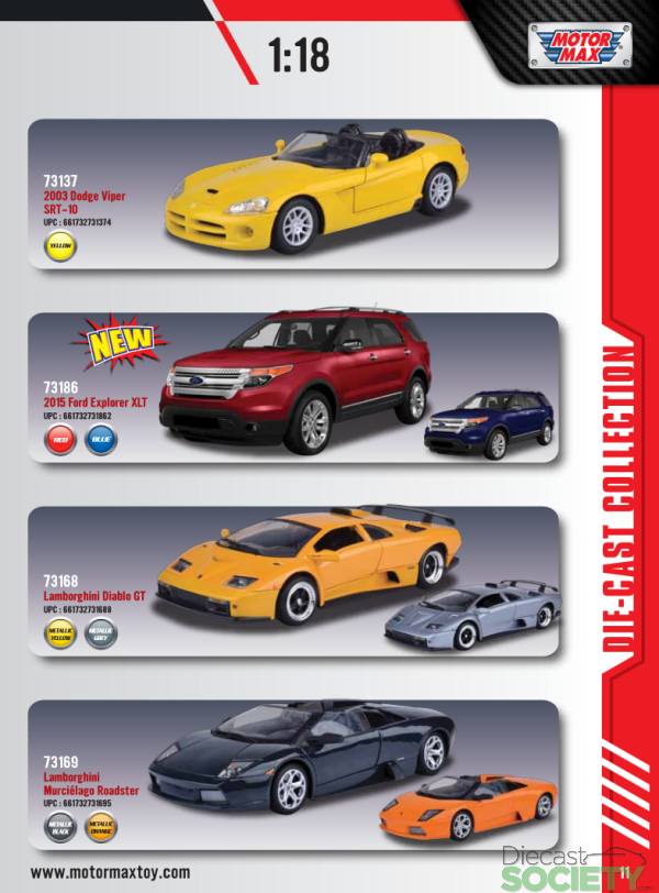Motormax 2016 Catalogue • DiecastSociety.com