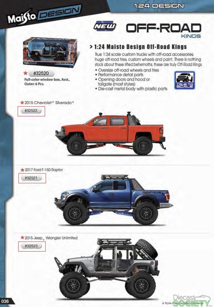 Maisto 2016 Catalogue •