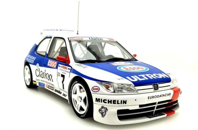 PEUGEOT 306 MAXI version nuit 1:18 Otto emballage d'origine Monte-Carlo Delecour RALLY OT546 EUR