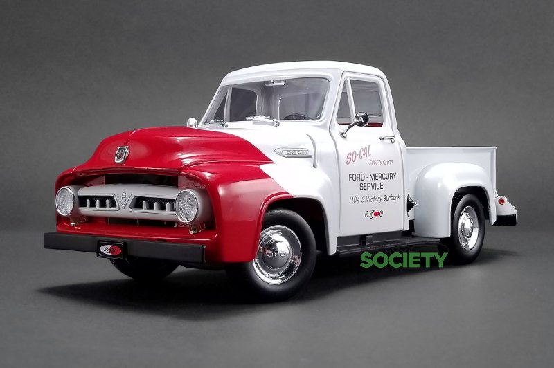 ACME New 1953 SO-CAL Speed Shop Ford F100 Push Truck