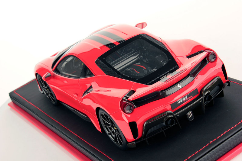 MR Collection New Ferrari 488 Pista - Rosso Scuderia 332