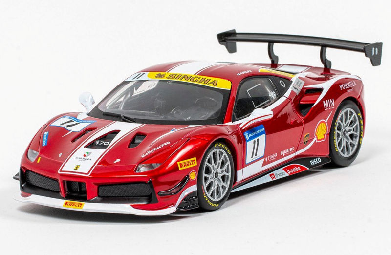 Reviewing the 1/24 Ferrari 488 Challenge by Bburago 