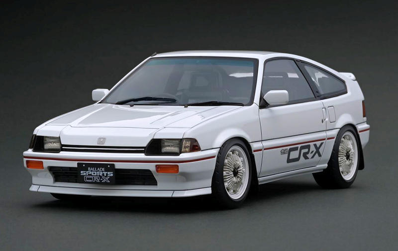 Honda CR-X & BALLADE SPORTS CR-X Si セット 1/18 AUTOart Honda Ballade Sports CR-X CRX Si (Black