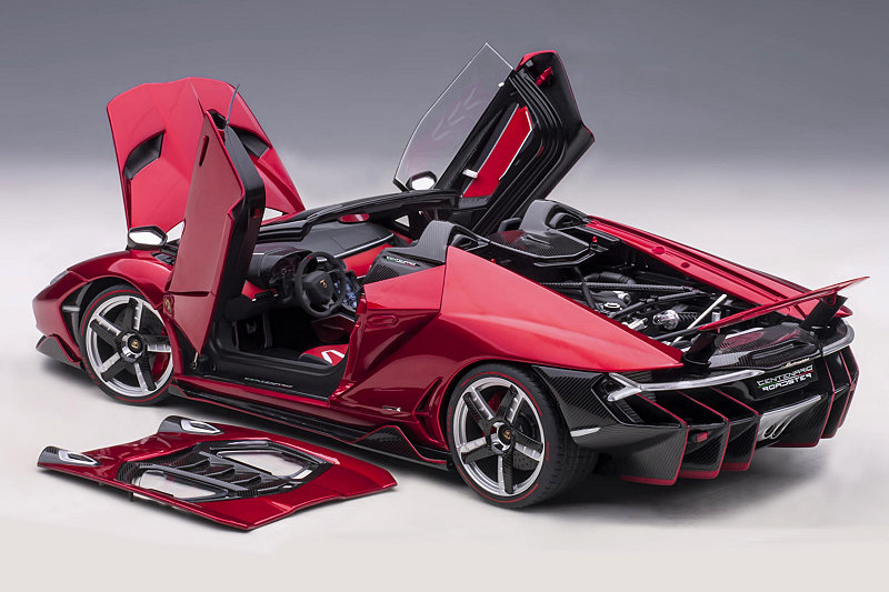 AUTOart New Lamborghini Centenario Roadster - Rosso Efesto •  