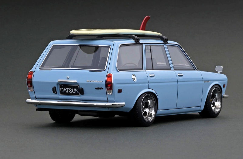 DATSUN BLUEBIRD WAGON (510) 5個 DATSUN510 1/18 Ignition Model Datsun Bluebird (510) Wagon Green