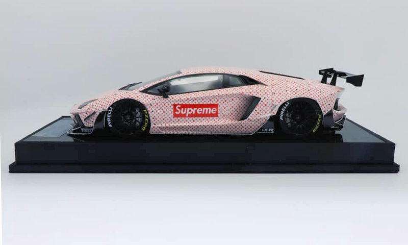 1/18 TP LB-Works Aventador 2.0 LV Louis Vuitton x Supreme 