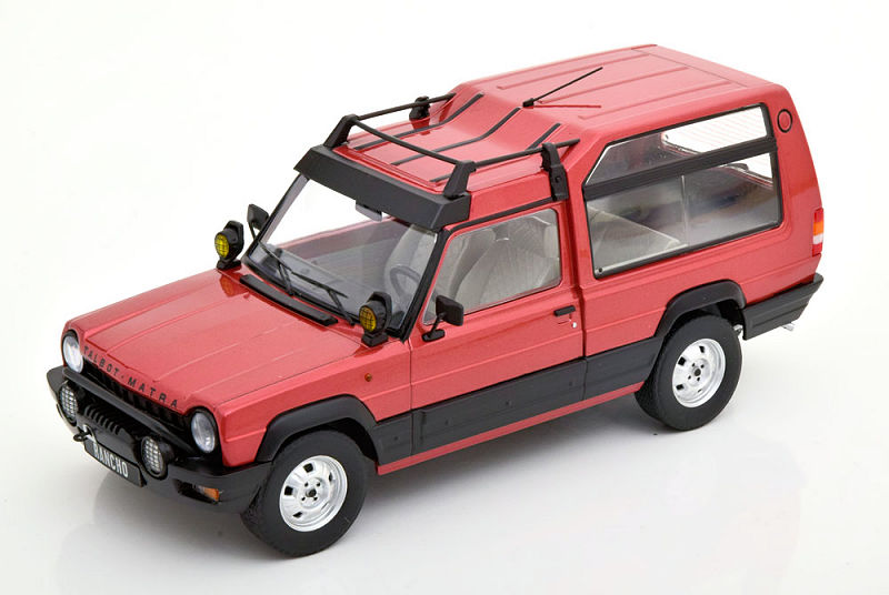 KK-SCALE 1/18 タルボ マトラ ランチョ X 1979 レッドメタ 1:18 KK-scale Talbot Matra Rancho X Original Land Rover