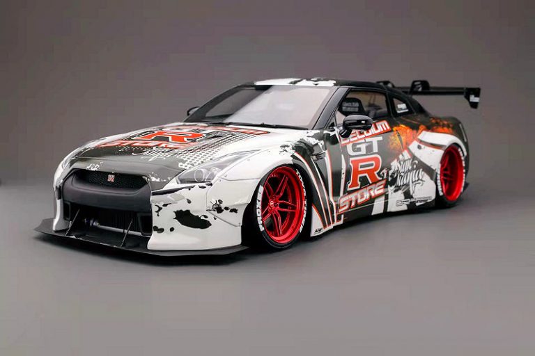 One Model LBWK Nissan GT-R R35 Belgium Godzilla! • DiecastSociety.com