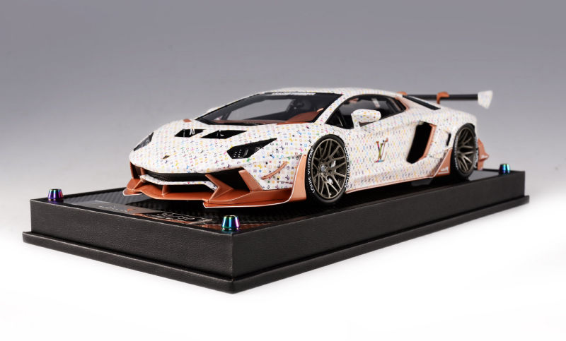 Timothy & Pierre Aventador 2.0 White w/ Louis Vuitton Livery •