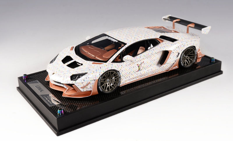 Timothy & Pierre Aventador 2.0 White w/ Louis Vuitton Livery