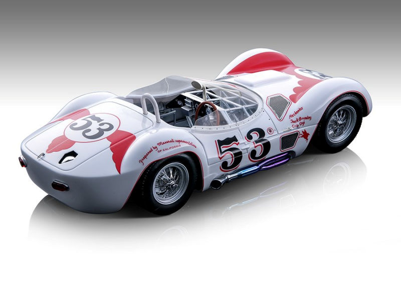 テクノモデル1/18 マセラティ TIPO61 #6 メドウデール1961 優勝 7月発売予定】 CMC 1/18 マセラティ ティーポ61 