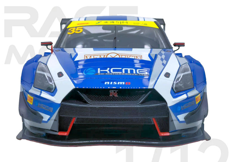 Nissan GT-R Nismo GT3 KCMG ミニカー #18 2018 Nissan GT-R NISMO GT3 #23 KCMG FIA GT World Cup Macau