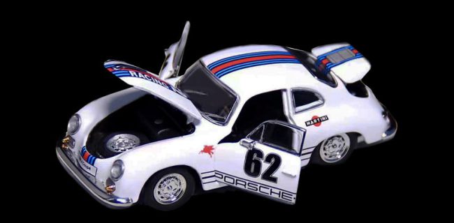 ミニカー　1/64 Porsche 356(ホワイト) [PGM-640502] s-l400.jpg