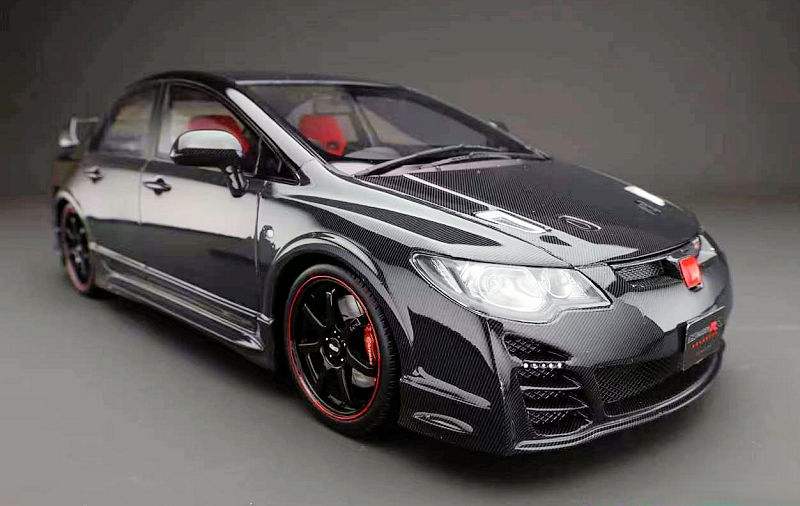 One Model New Honda Civic FD2 Mugen RR - Carbon Fiber One Model New Honda Civic FD2 Mugen RR - Carbon Fiber