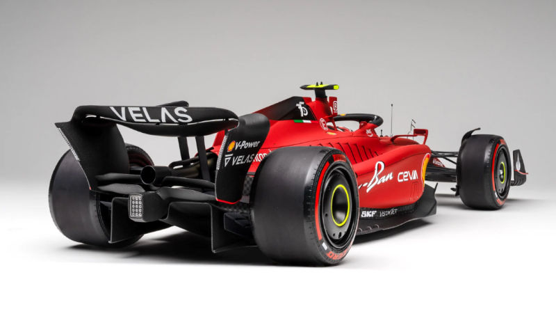 2022 Ferrari F1-75 Formula One race car makes debut