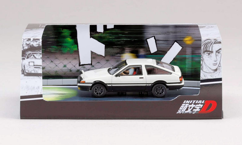 Toyota Trueno (AE86) with Takumi Diecast Figure Initial D First