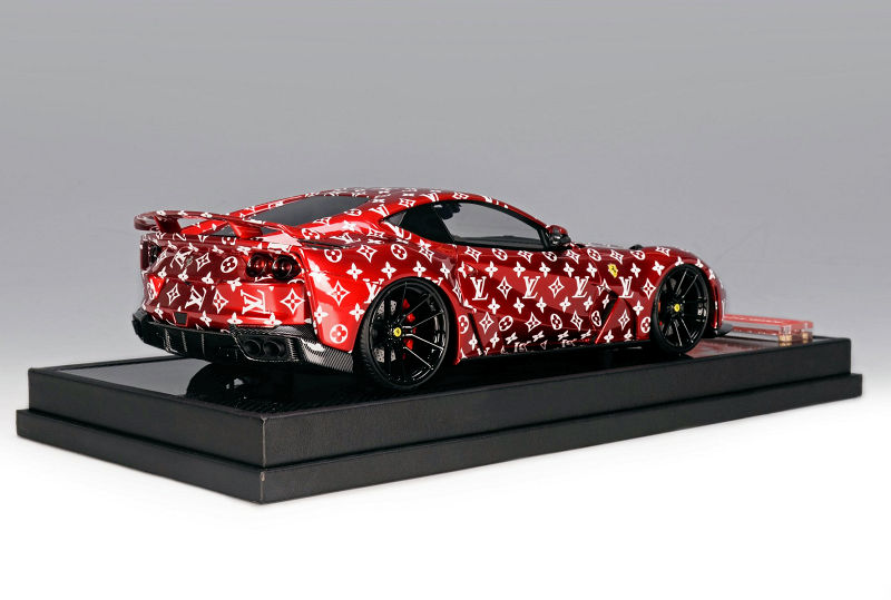 1/18 Ivy Ferrari Novitec F8 N-Largo Louis Vuitton LV Theme (Red) Resin Car  Model Limited 30 Pieces