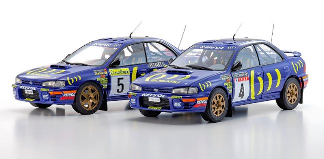 Subaru Impreza 555 ミニカー 1994年 FIRST LOOK: Kyosho Subaru Impreza 1994 RAC • DiecastSociety.com