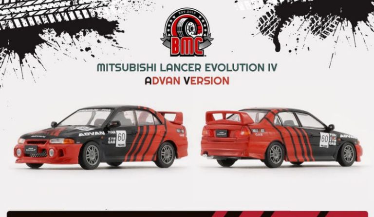 bmc_Mitsubishi EVO IV (ADVAN) • DiecastSociety.com
