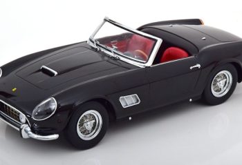 Miniature FERRARI 250 GT CALIFORNIA SPYDER 1960 GRIS METALLISE/NOIR 1/18