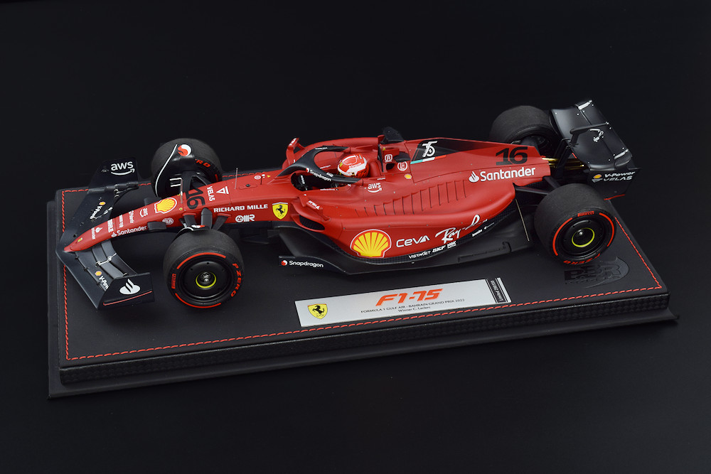 La Ferrari F1-75 vainqueur du Grand Prix de Bahreïn en 2022 est disponible  en miniature