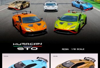 IVY 1:18 Lamborghini Huracan STO 2021, modèle réduit en résine dorée IVY 1:18 Lamborghini Huracan STO 2021, modèle réduit en résine dorée