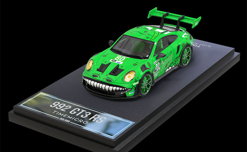 TIME MICRO 1:64 992 GT3 RS Diecast Car Model Collection Miniature