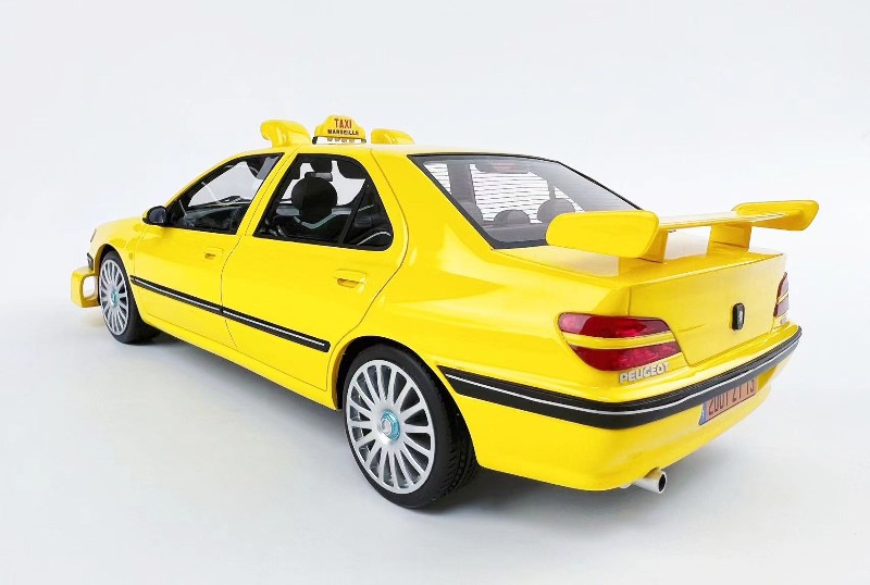 Vehicle Art Peugeot 406 TAXI - Yellow •