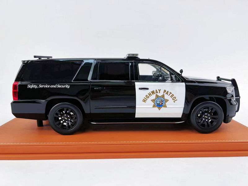 Vehicle Art Suburban Black Highway Patrol CHP