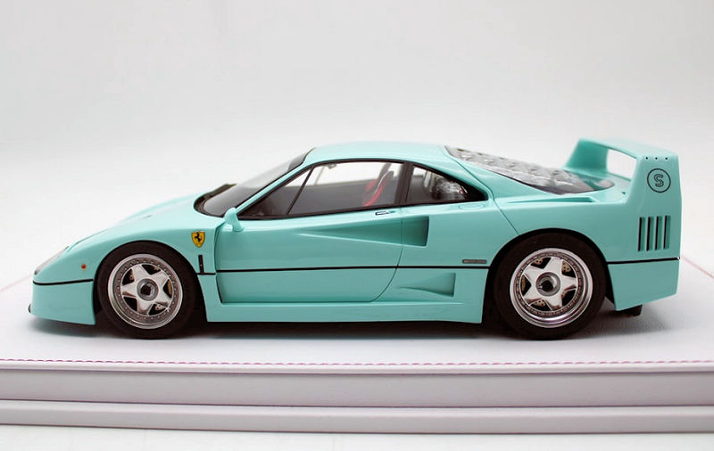 1/18 GL model Ferrari F40 Pearl Yellow Resin Car Model