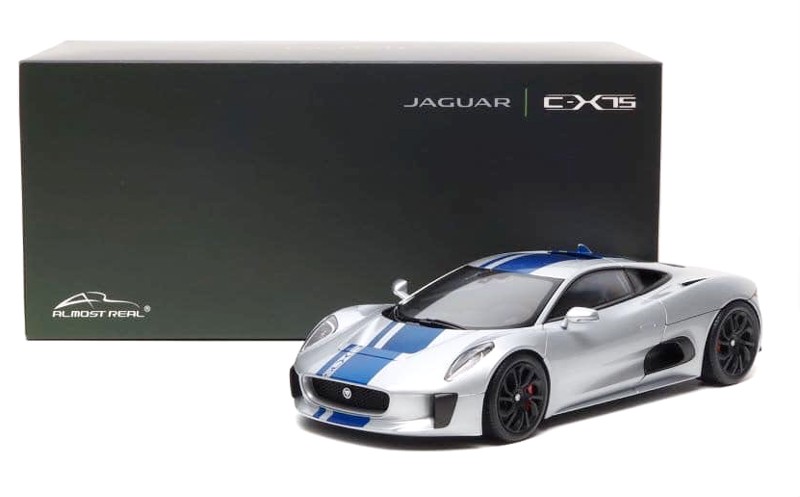 504台限定 1/18 Almost Real ジャガー C-X75 2010 Almost Real Jaguar C-X75 2010 Limted 504 Precision car model