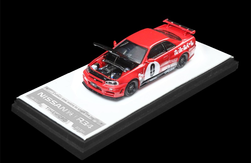 New Livery Time Mirco Nissan GTR34 • DiecastSociety.com