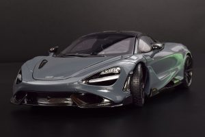 McLaren 765LT Bleu HPD Diecast – Miniature Voiture 1/18 Neuve Sous Boîte