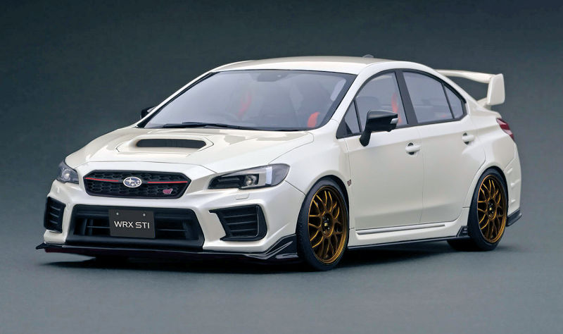 ミニカー ignition_model SUBARU S208  White pearl Ignition Model 1:18 SUBARU Impreza 22B-Sti Version (GC8) in