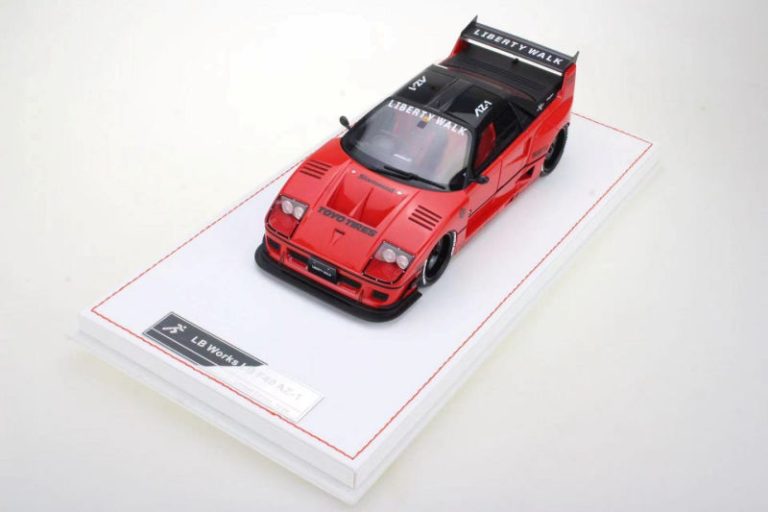 VIP Models LBWK Mini F40 - Candy Red • DiecastSociety.com
