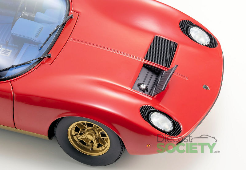 Kyosho 1:12 Lamborghini Miura P 400 - Red/Blue