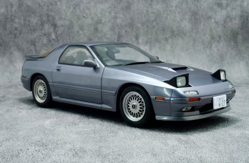 【FC3S】 Whelart Mazda RX7 FC3S - Silver (UPDATE) • DiecastSociety.com