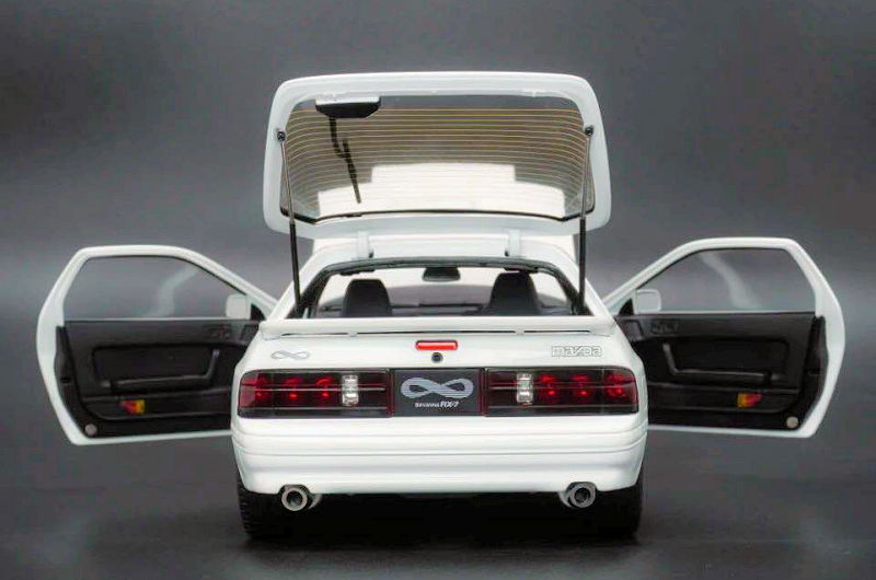 WHELART 1/18 RX-7 FC3S ホワイト 1/18 Mazda Savanna RX-7 RX 7 FC3S Whelart White Diecast