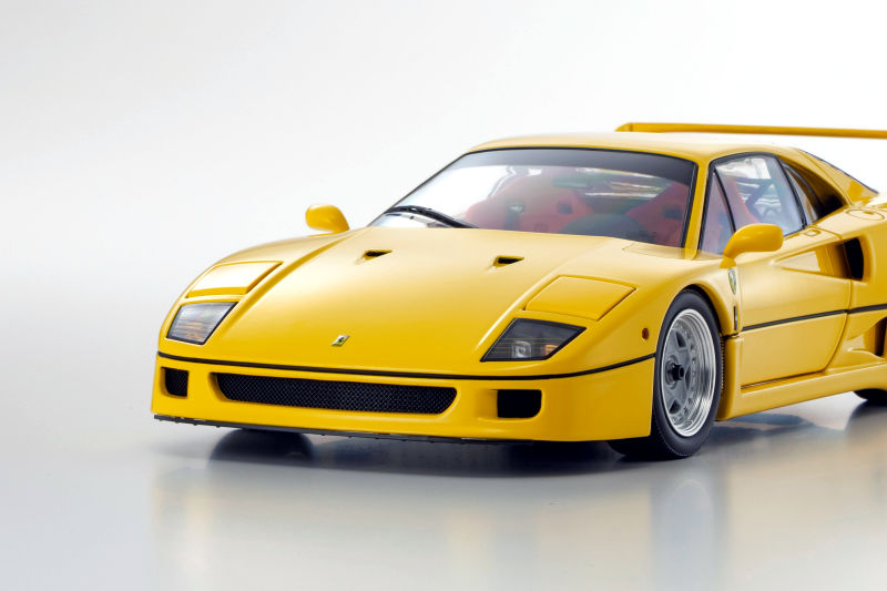 Kyosho Ferrari F40 Giallo 完全未開封新品♯3激レア色 Kysoho Re-Release Ferrari F40 - Yellow • DiecastSociety.com