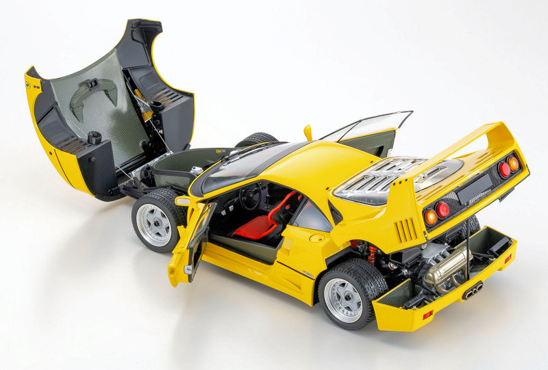Kyosho Ferrari F40 Giallo 完全未開封新品♯3激レア色 Kysoho Re-Release Ferrari F40 - Yellow • DiecastSociety.com