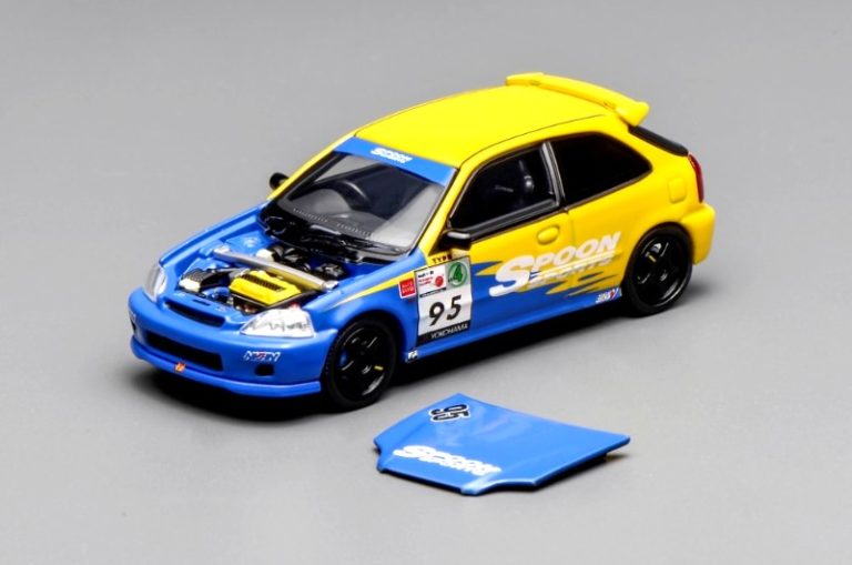MotorHelix Honda Civic Type-R EK9 Spoon 1:64 • DiecastSociety.com