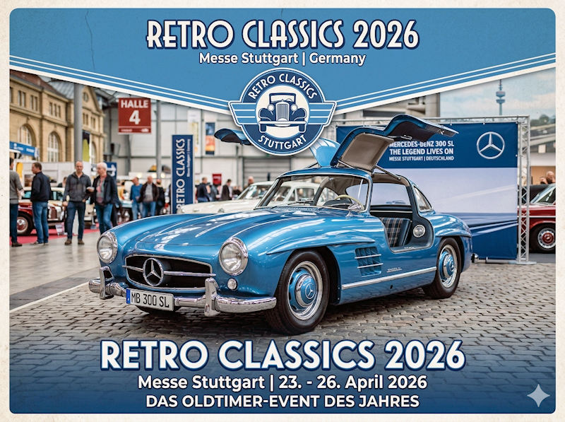 Retro Classics 2026 | CMC Mercedes 300 SL • DiecastSociety.com